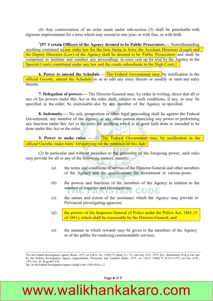 FIA ACT 1974 4
